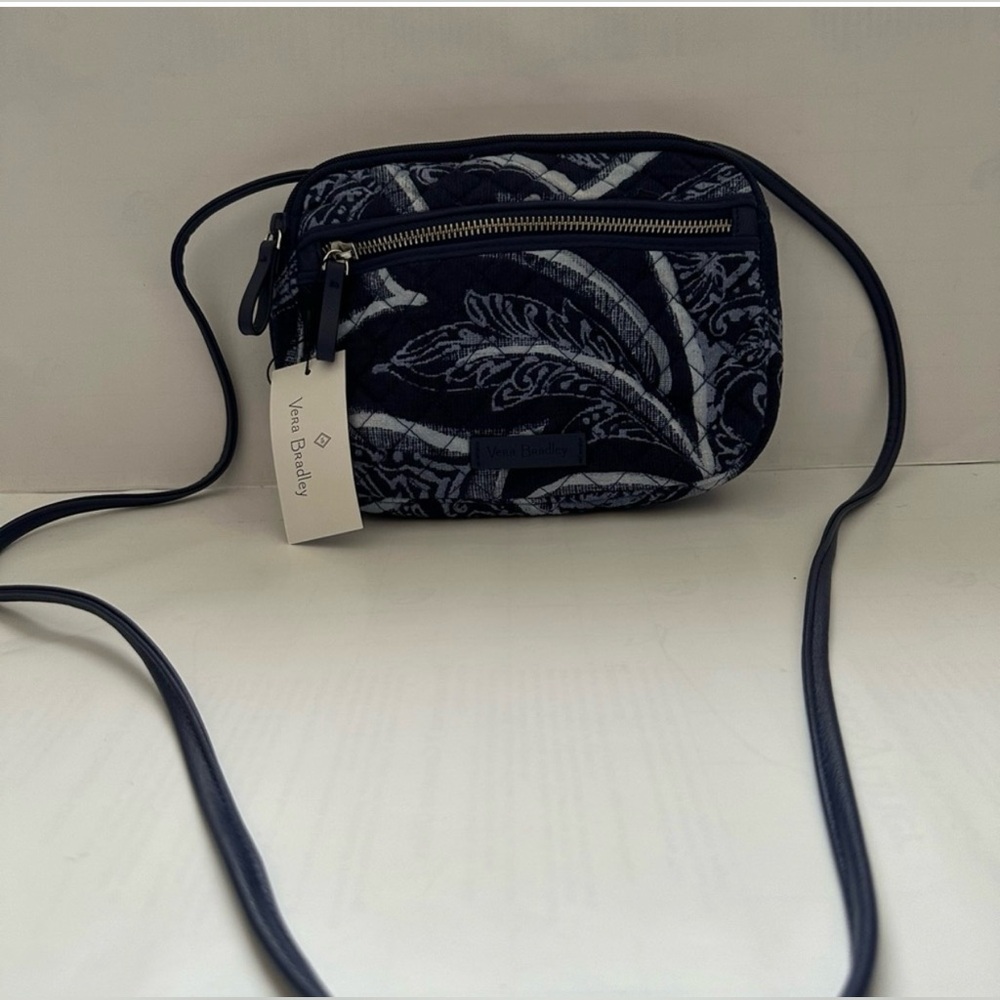 Vera Bradley Iconic RFID Little Crossbody. “Indio”. NWT
